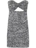 Amen cut-out mini dress - Silver