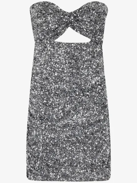 Amen vestido corto con aberturas