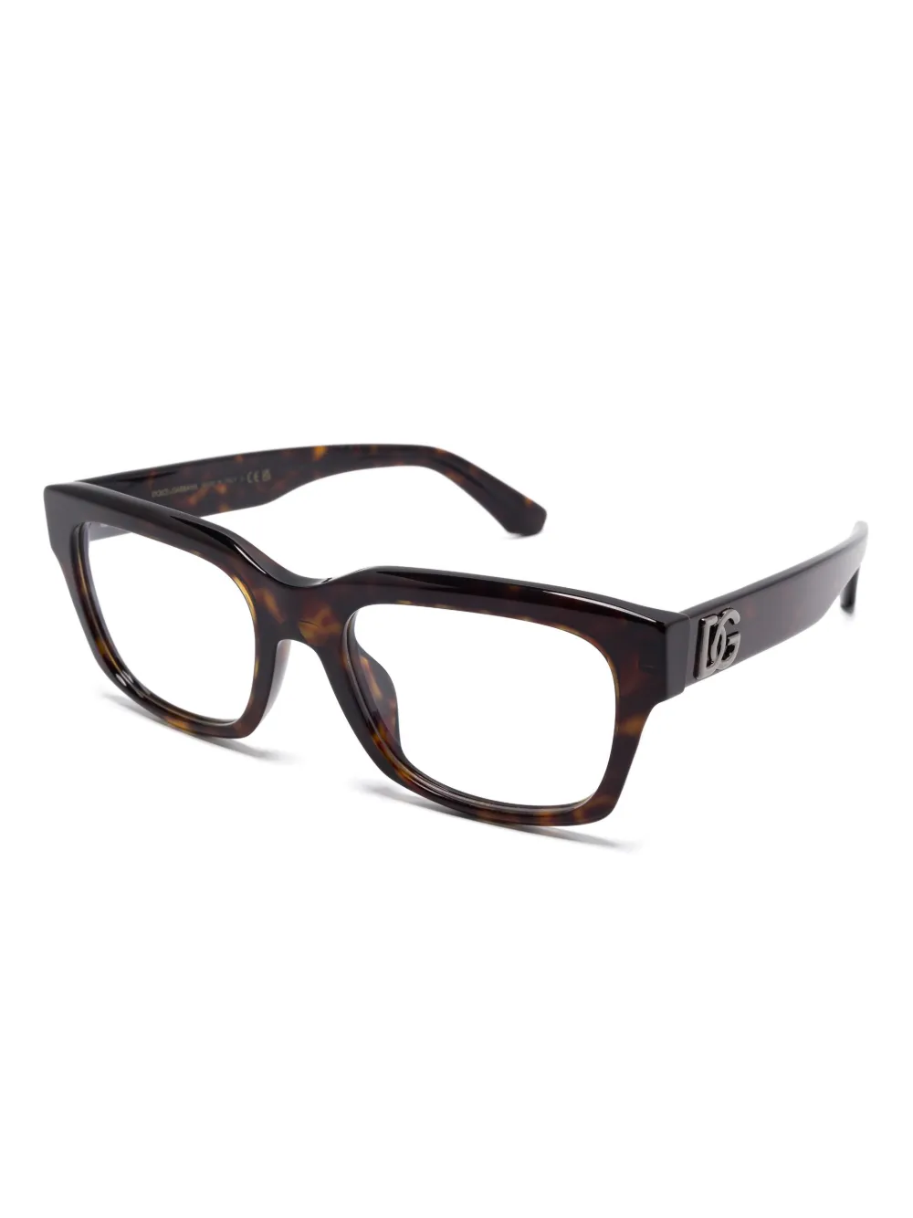 Dolce & Gabbana Eyewear square-frame glasses - Bruin