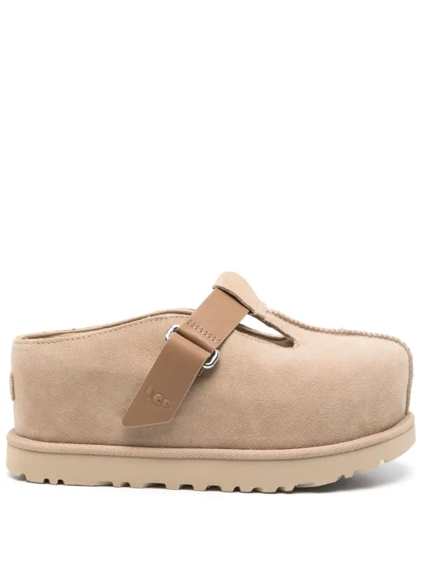 クッション リッチスエード アグ UGG スエード スリッポン | ニュートラル | FARFETCH JP