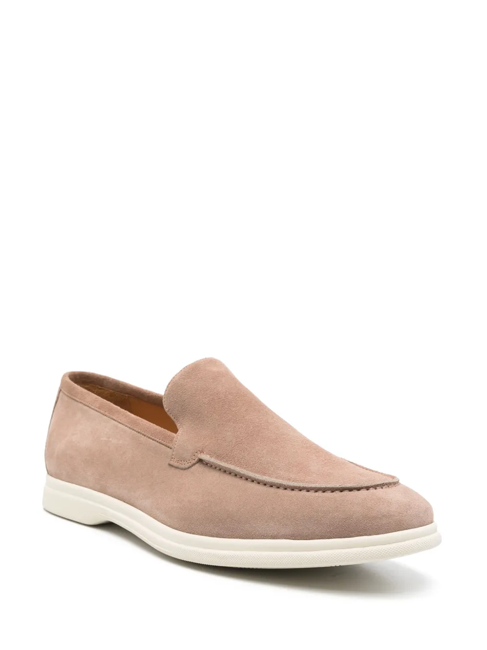 Tagliatore suede loafers Grey