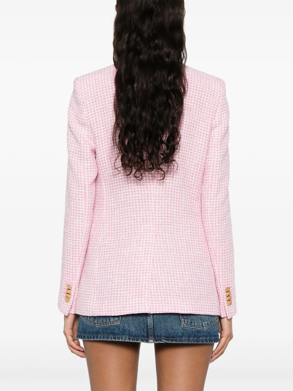 Tagliatore Tweed blazer Roze