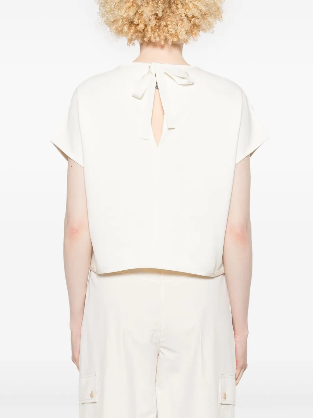 Moncler Tweed T-shirt Beige