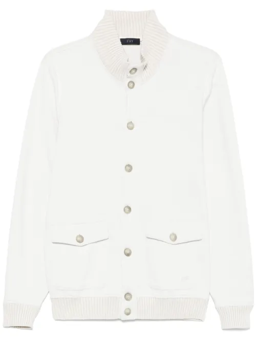 Veste bomber à patch logo - Fay - Modalova