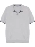 Fay polo-collar T-shirt - Grey