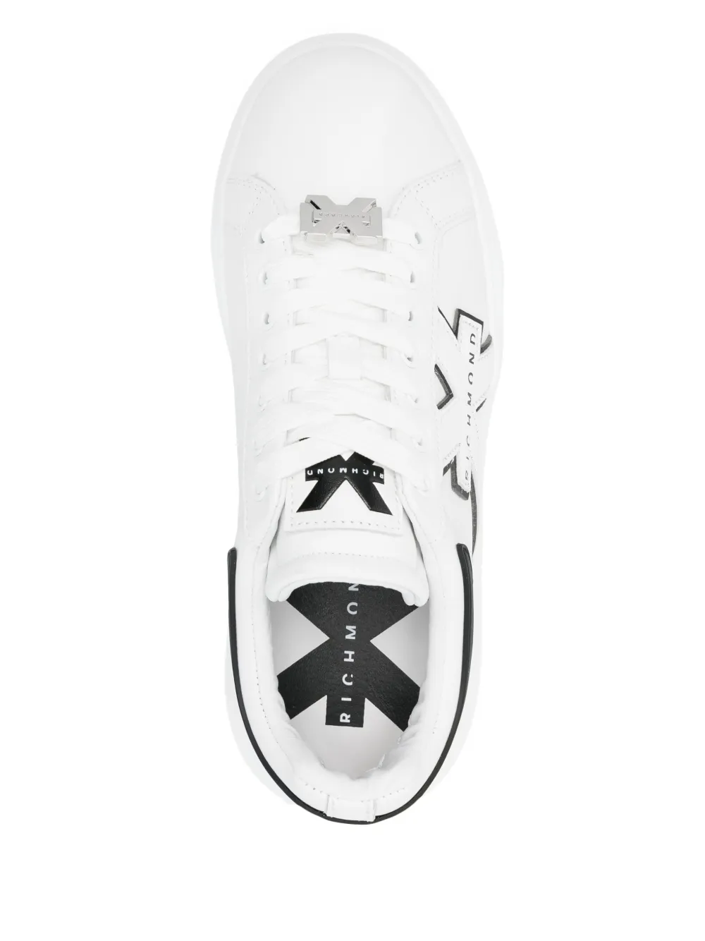 John Richmond leather sneakers White