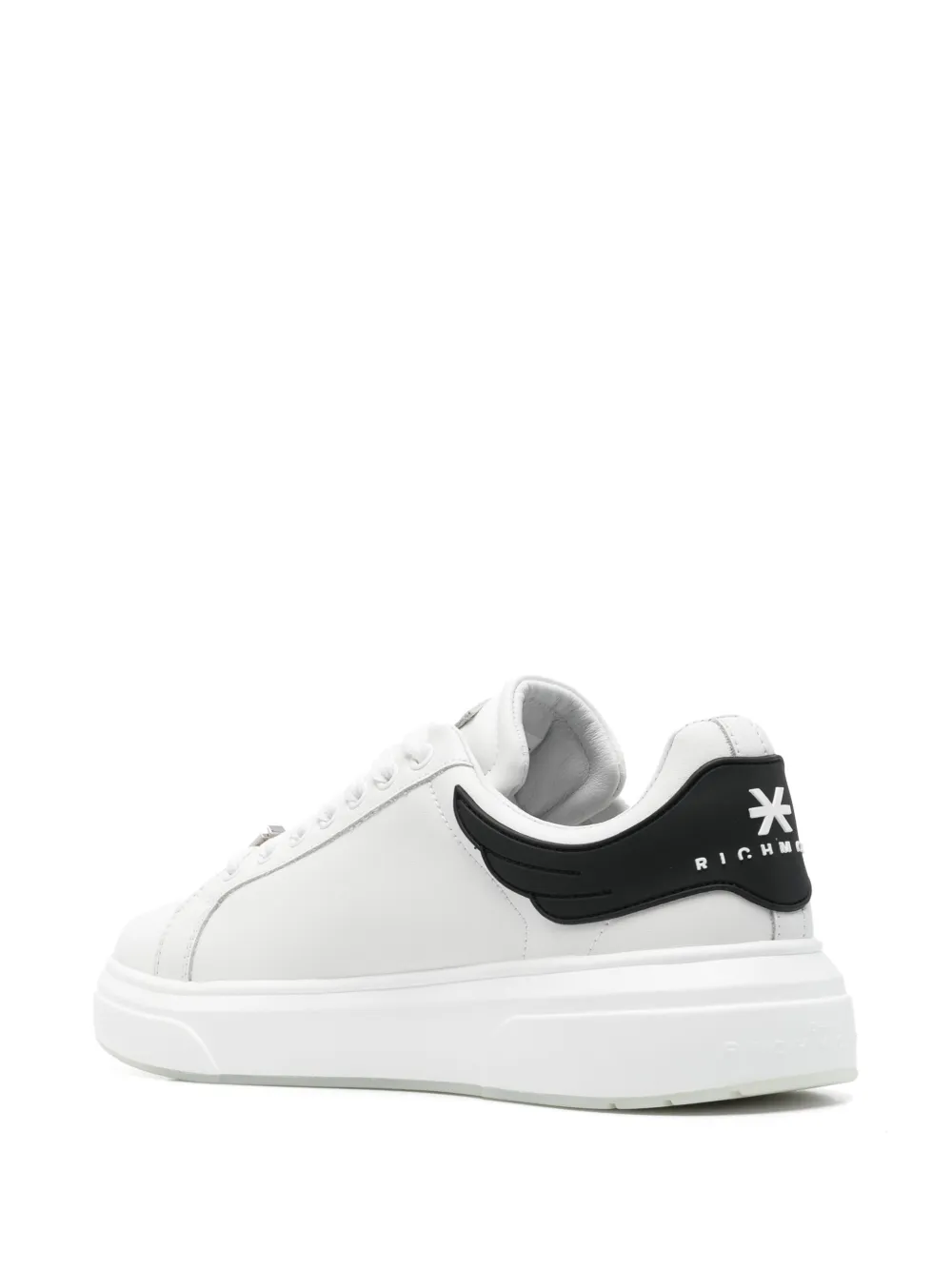 John Richmond leather sneakers White