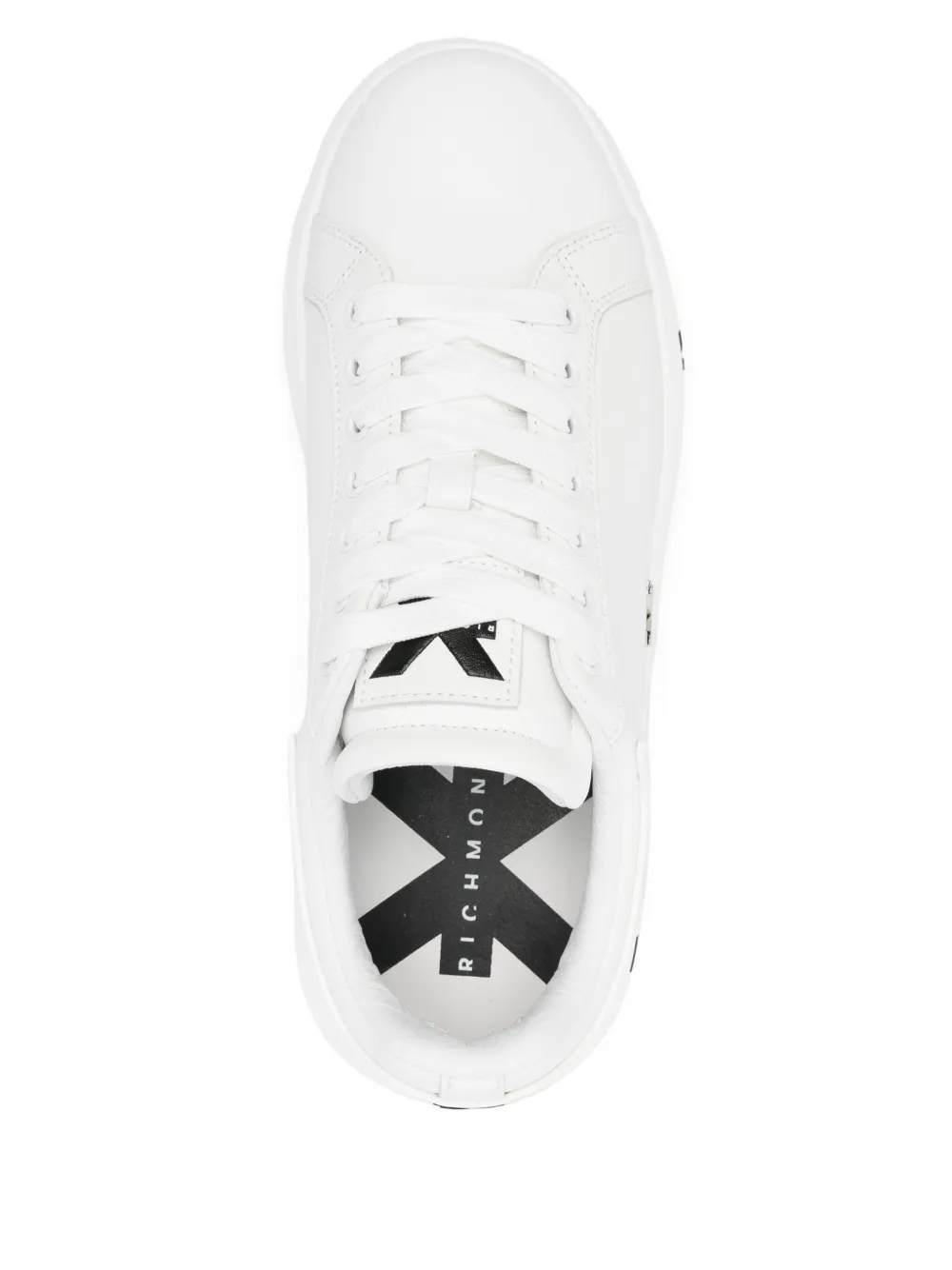 John Richmond leather sneakers White