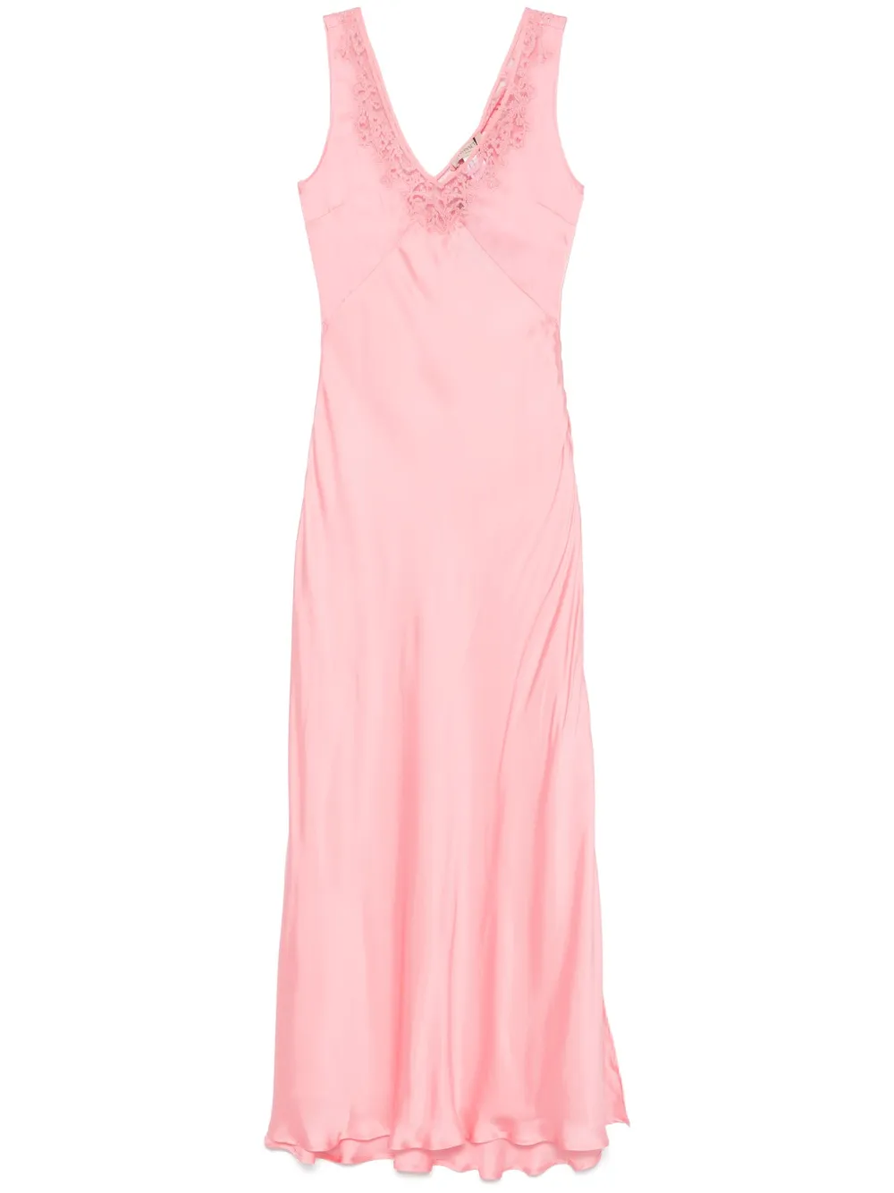 satin maxi dress