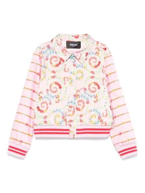 Versace Kids chamarra Barocco Flowers