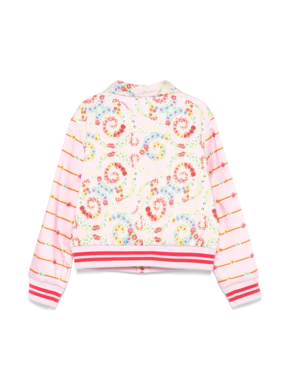 Versace Kids Barocco Flowers jack - Roze