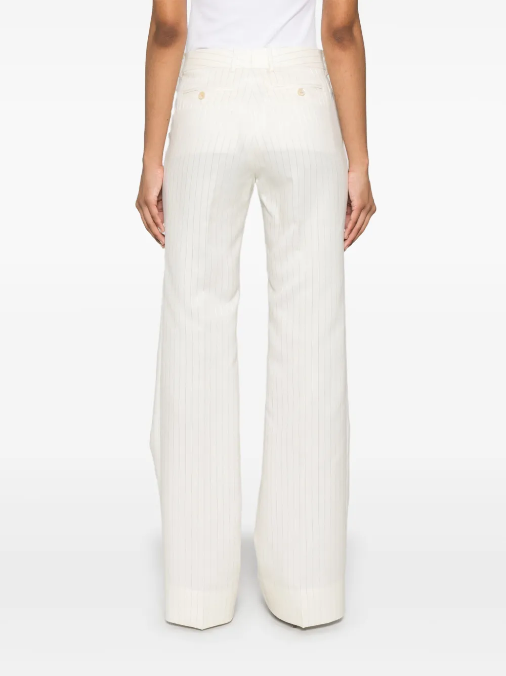 TOM FORD Broek met krijtstreep Beige