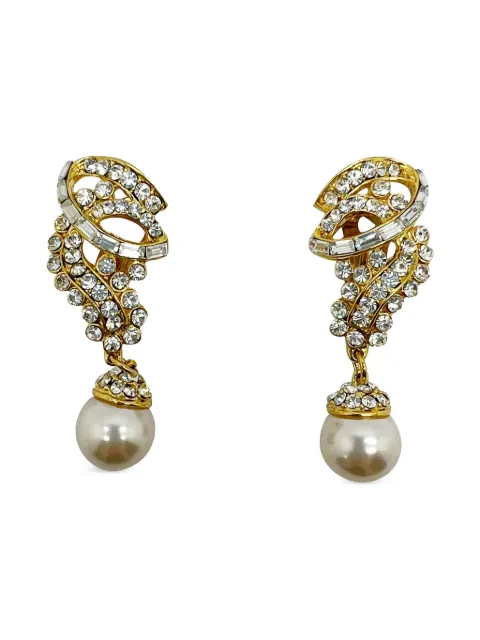 Jennifer Gibson Jewellery aretes de clip Diana 1990 pre-owned