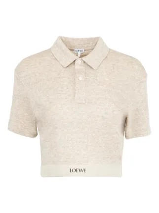 LOEWE クロップド ポロシャツ | ニュートラル | FARFETCH JP