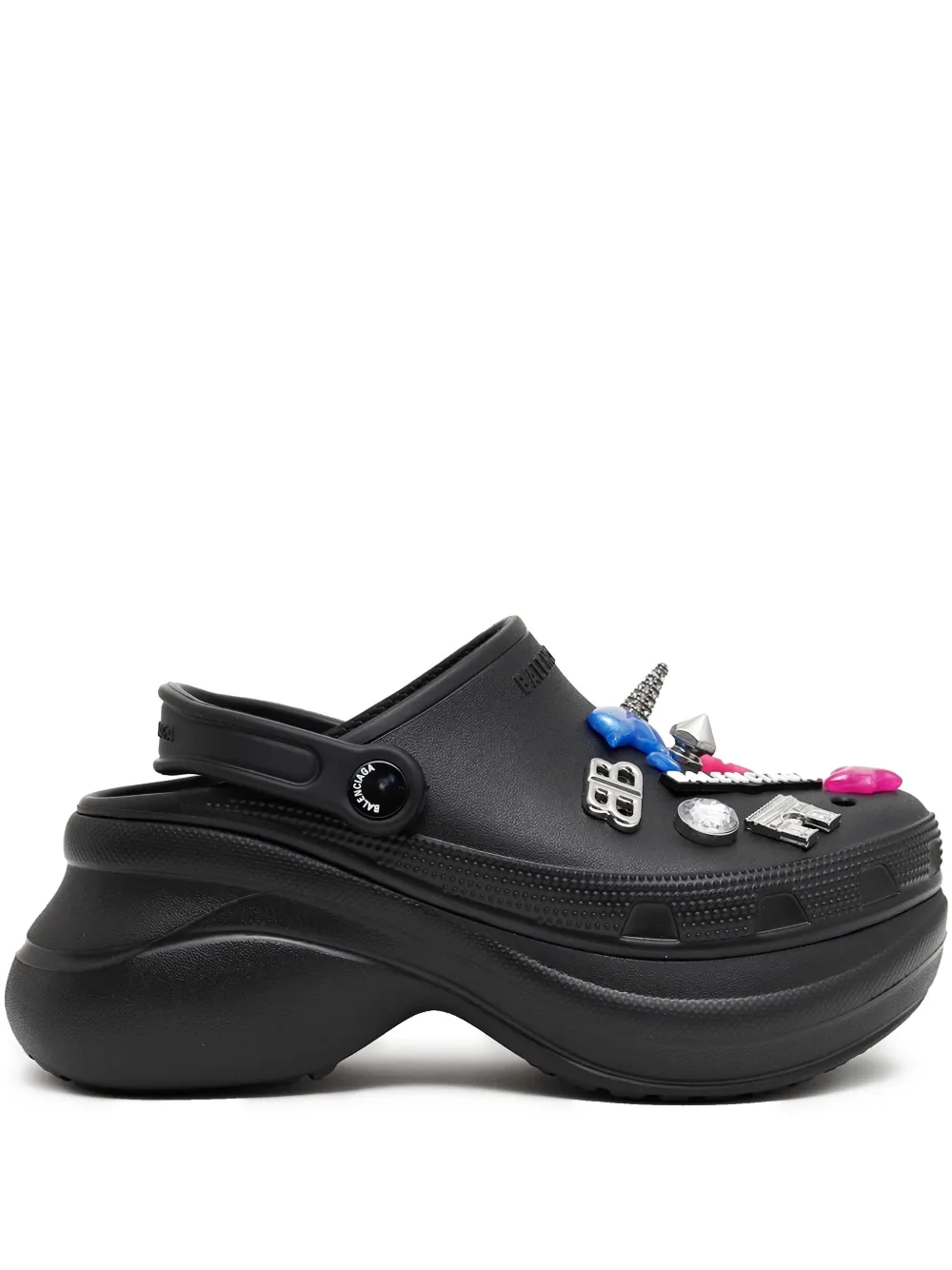 Balenciaga x Crocs Jibbitz mules Zwart