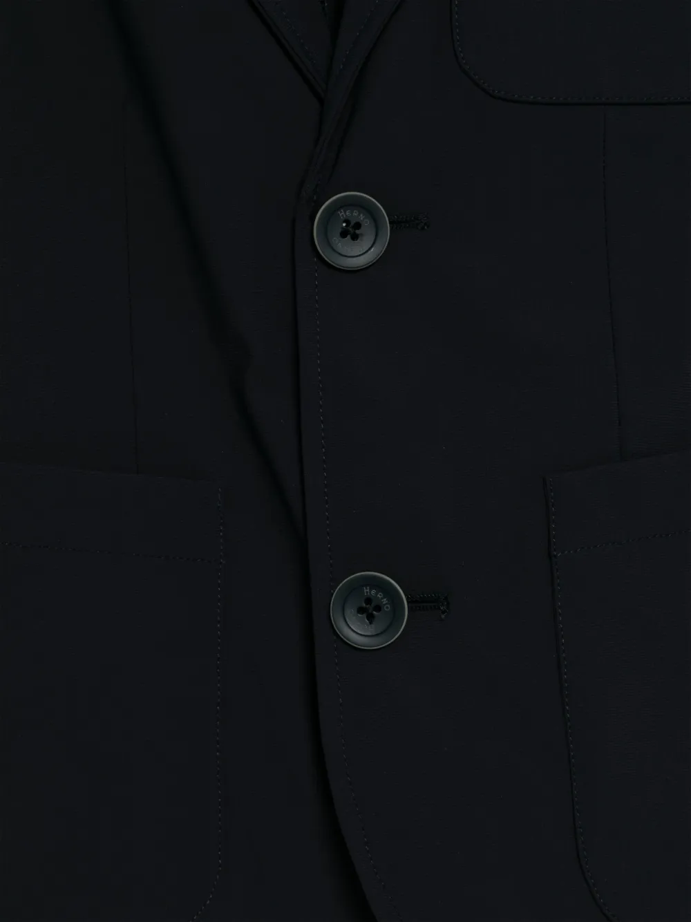 Herno Kids Blazer met enkele rij knopen Blauw