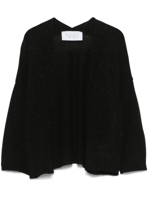 kaos cárdigan con detalle de lúrex