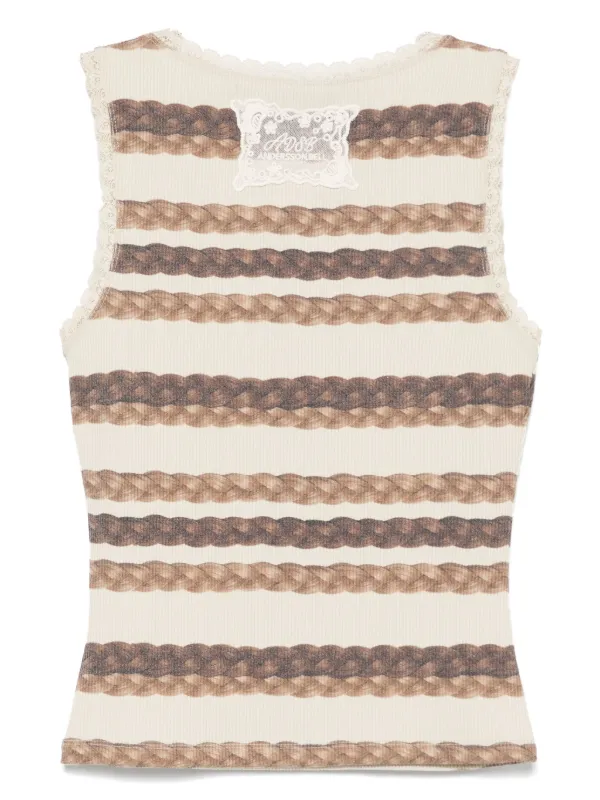 ★ANDERSSON BELL★ Hair Braid Stripe Tank Top 28918905_58550337_600.jpg
