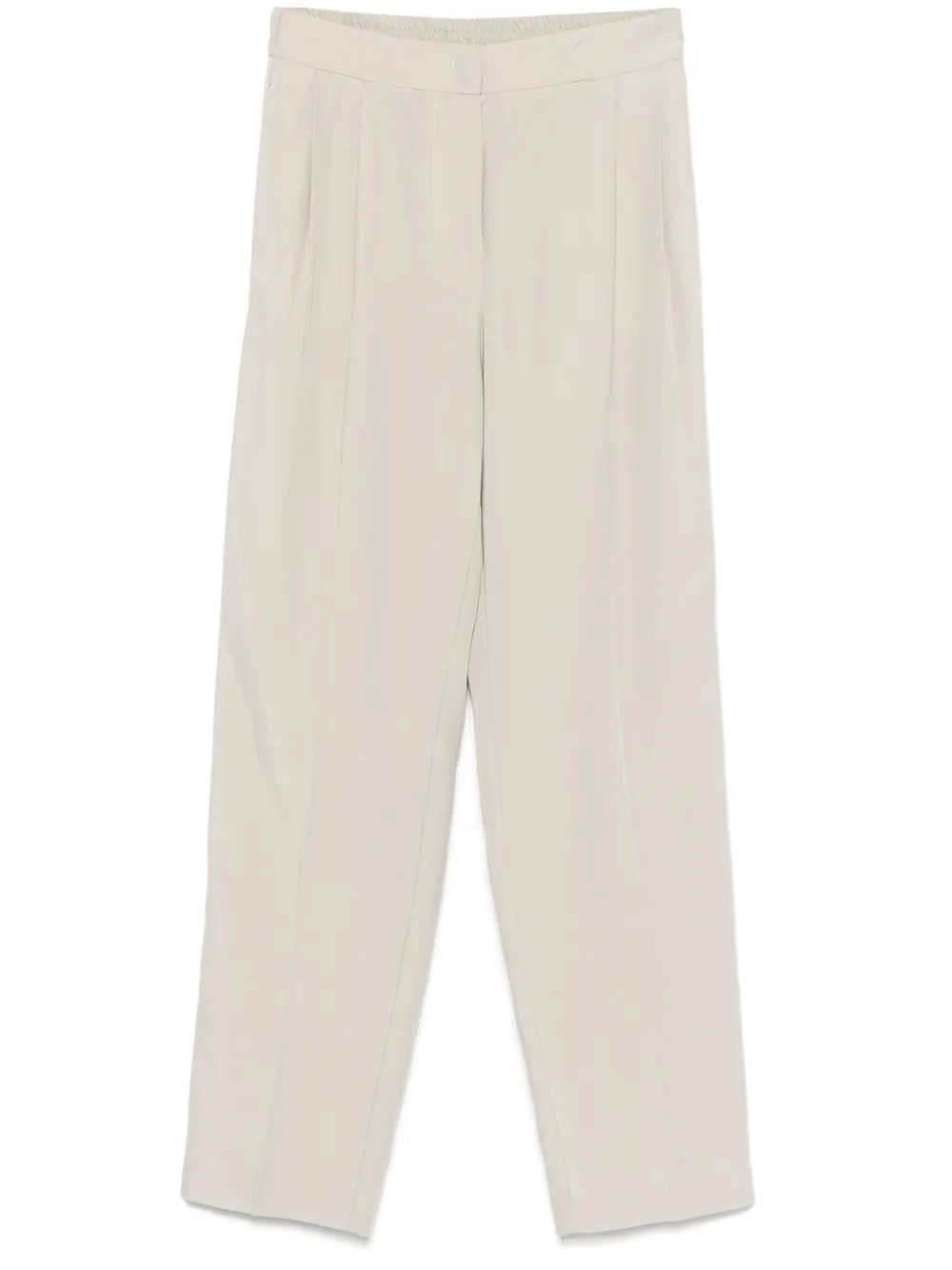 tapered-leg trousers