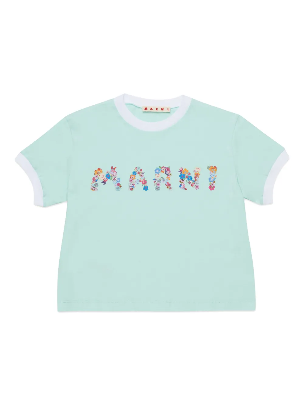 Marni Kids Katoenen T-shirt Groen