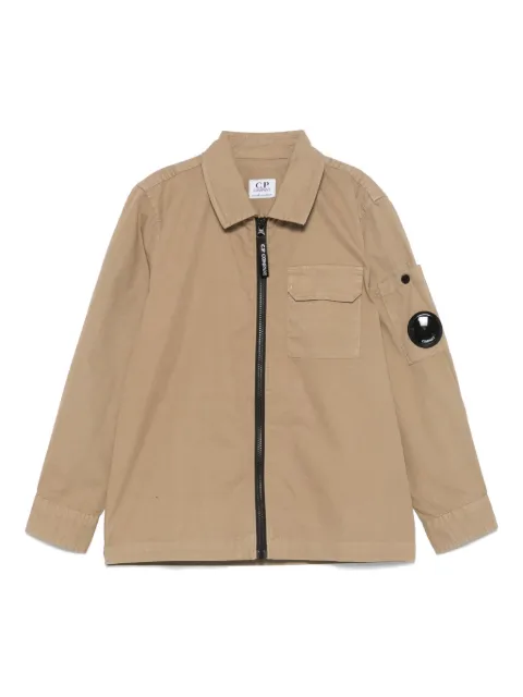 C.P. Company Kids Jaqueta com patch de logo