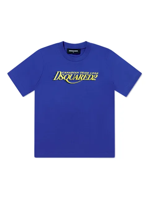 DSQUARED2 KIDS playera con logo estampado