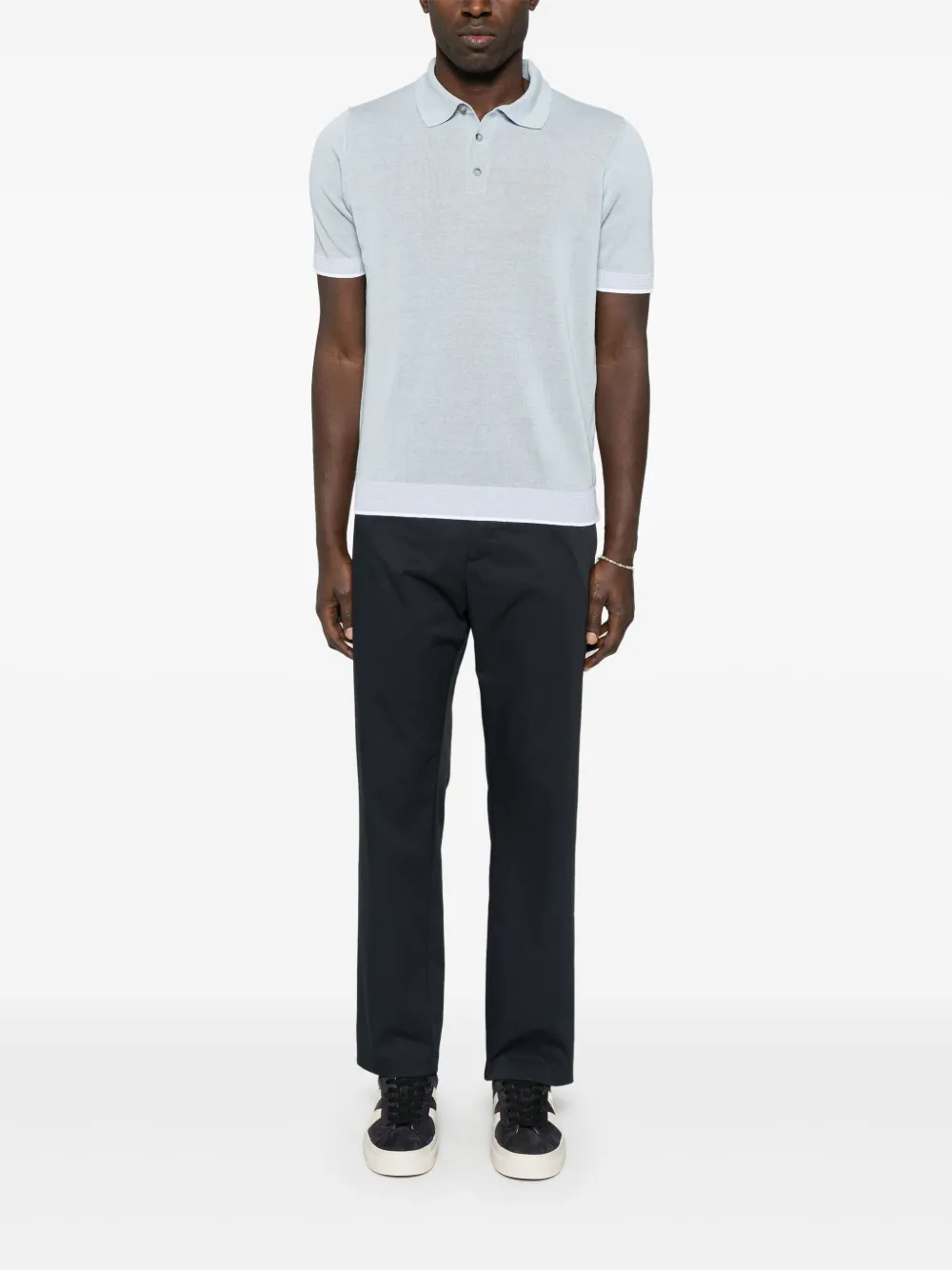 Herno Straight broek - Blauw