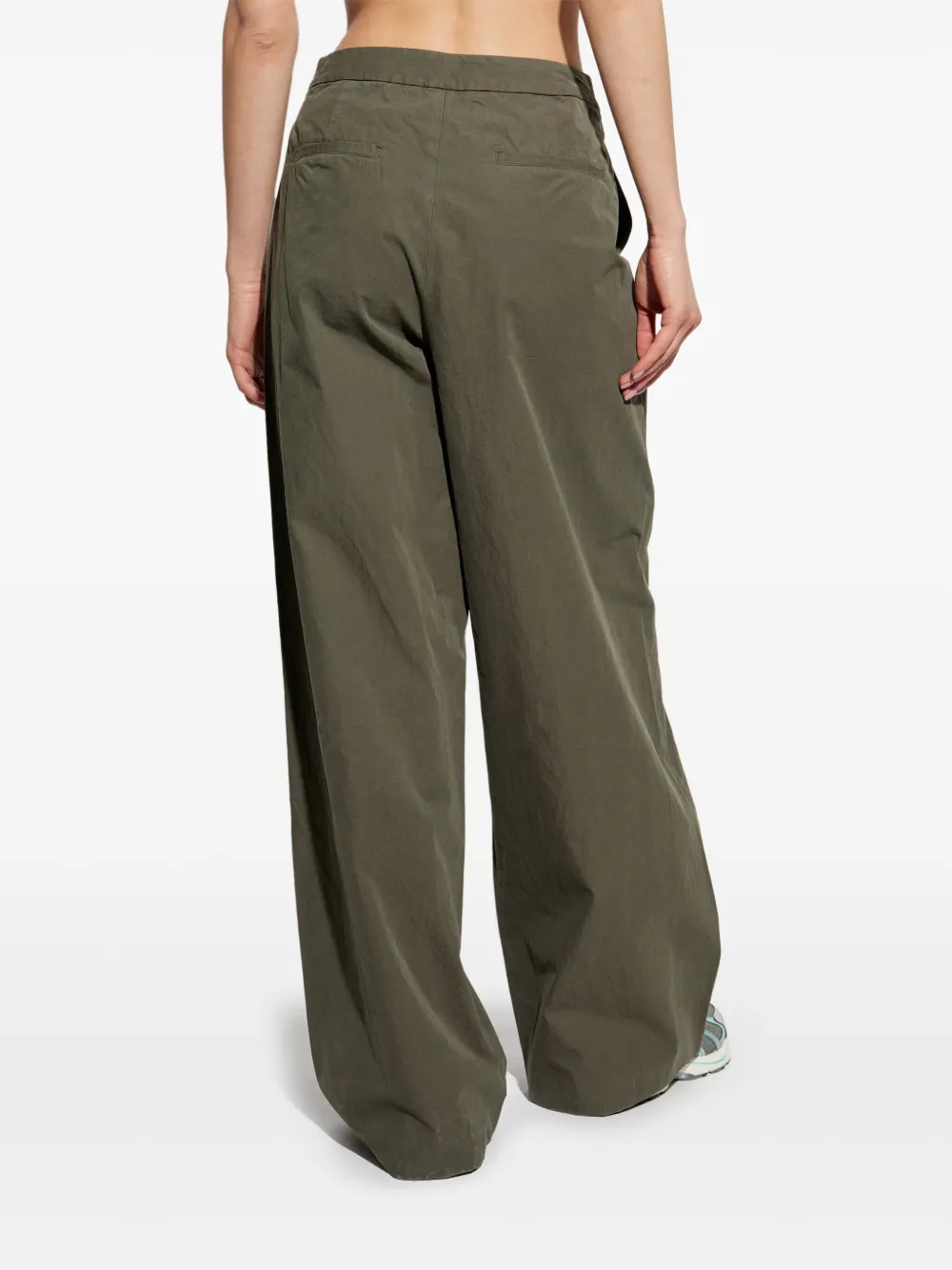 rag & bone Broek met wijde pijpen Groen