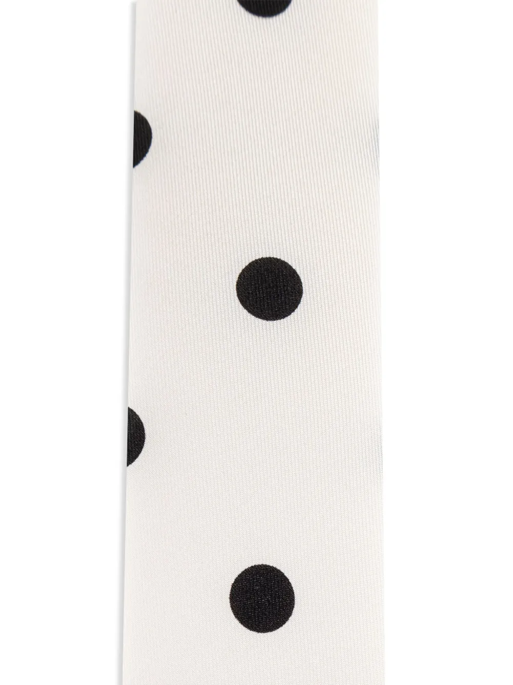 Moschino Stropdas met stippen - Wit