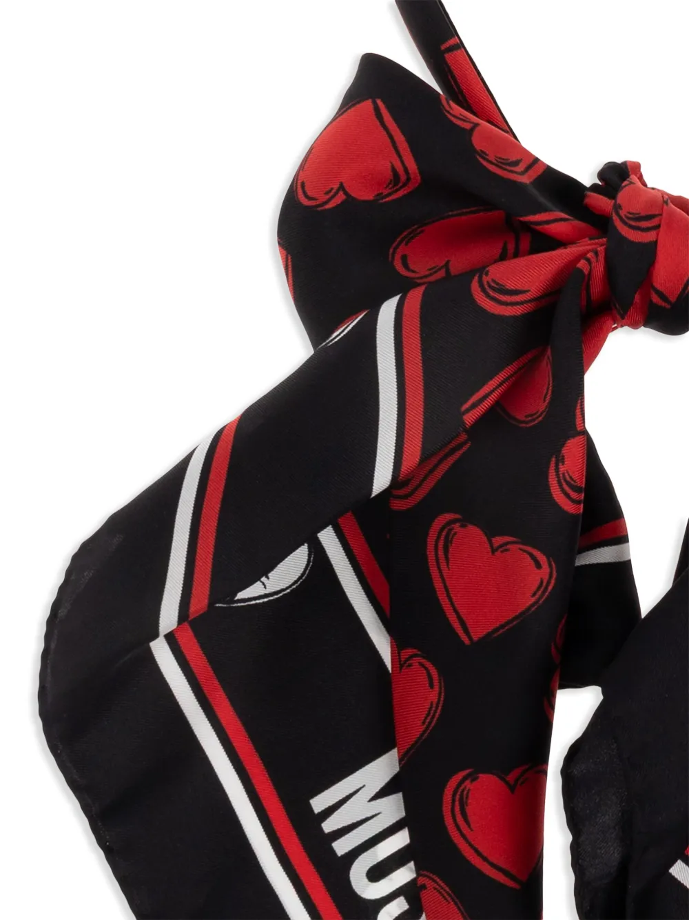 Moschino Haarband met sjaal Zwart