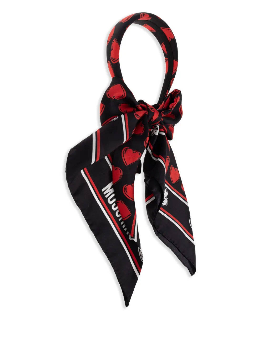 Moschino Haarband met sjaal Zwart