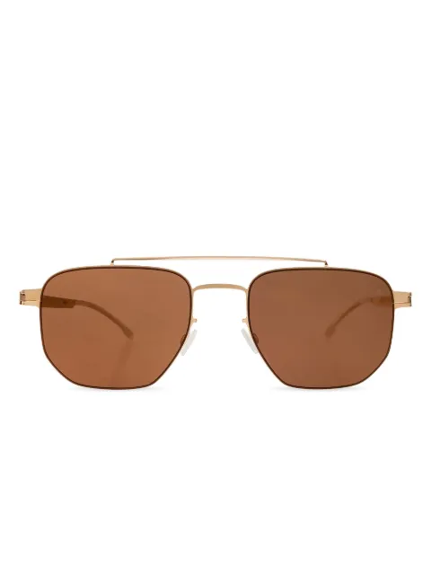 Mykita X Leica geometric-frame sunglasses