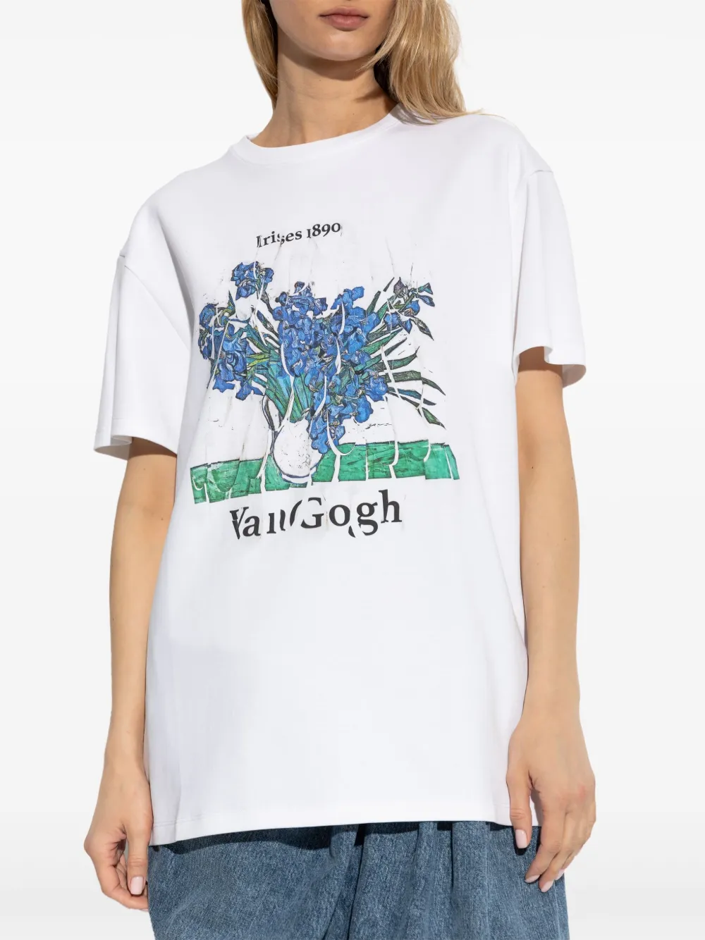 LOEWE T-shirt met grafische print Wit