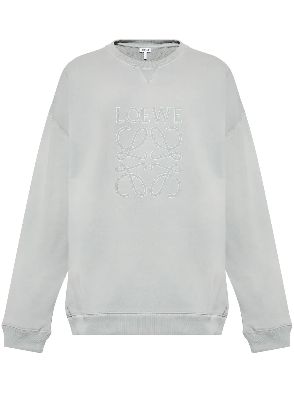 embroidered logo sweatshirt