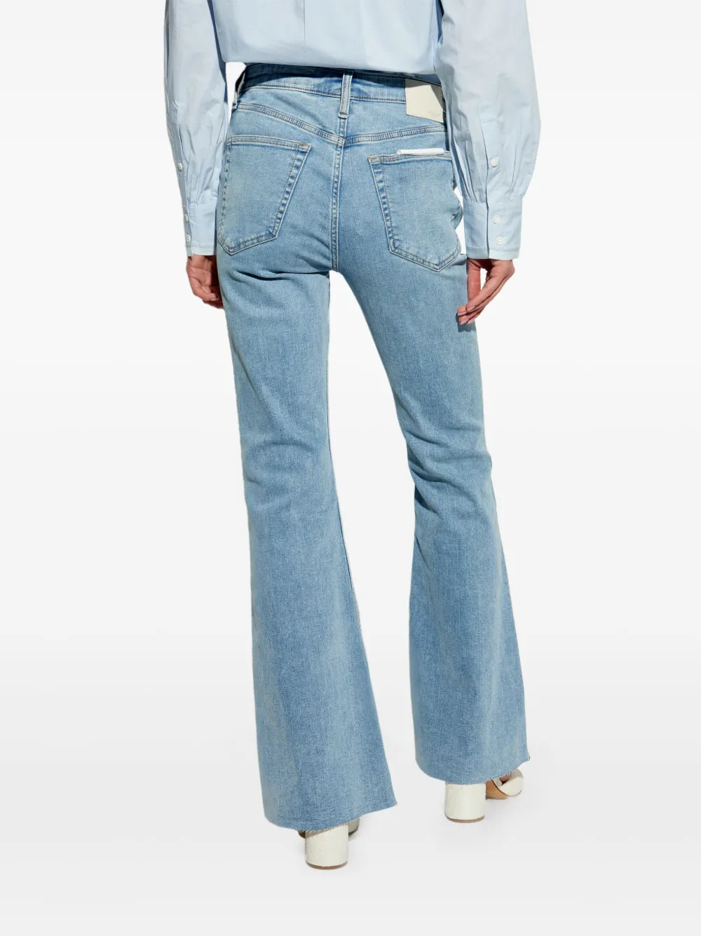 rag & bone The Dahlia straight jeans Blauw