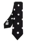 Moschino silk tie - Black