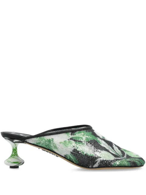 LOEWE mules à fleurs 45 mm