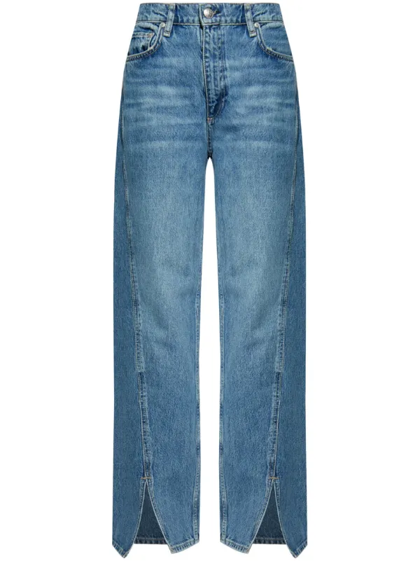 デニム・ジーパン Rag & Bone Blue Shea Jeans Rag & Bone The Shea ストレートジーンズ | ブルー | FARFETCH JP
