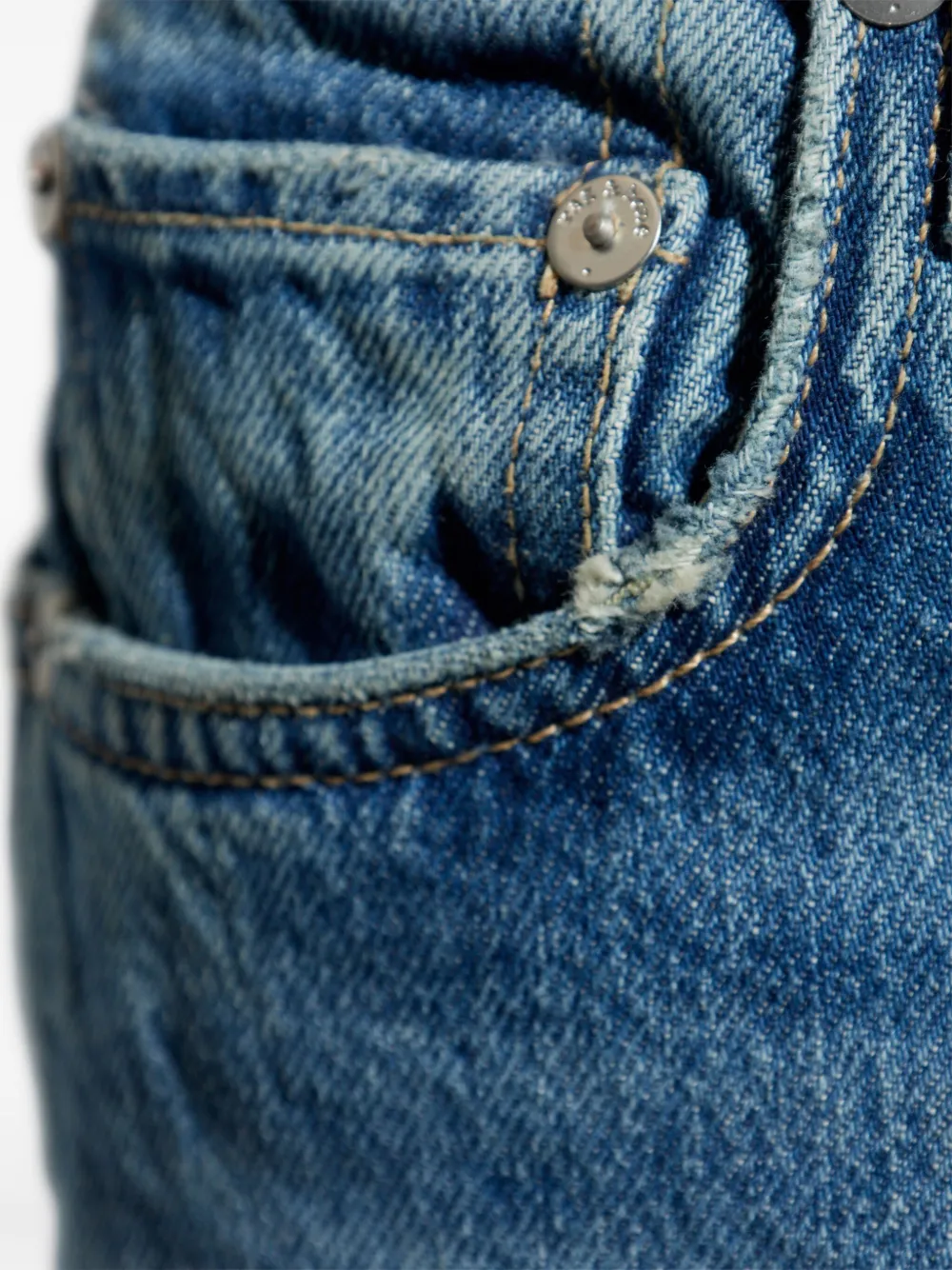 rag & bone The Shea straight jeans Blauw