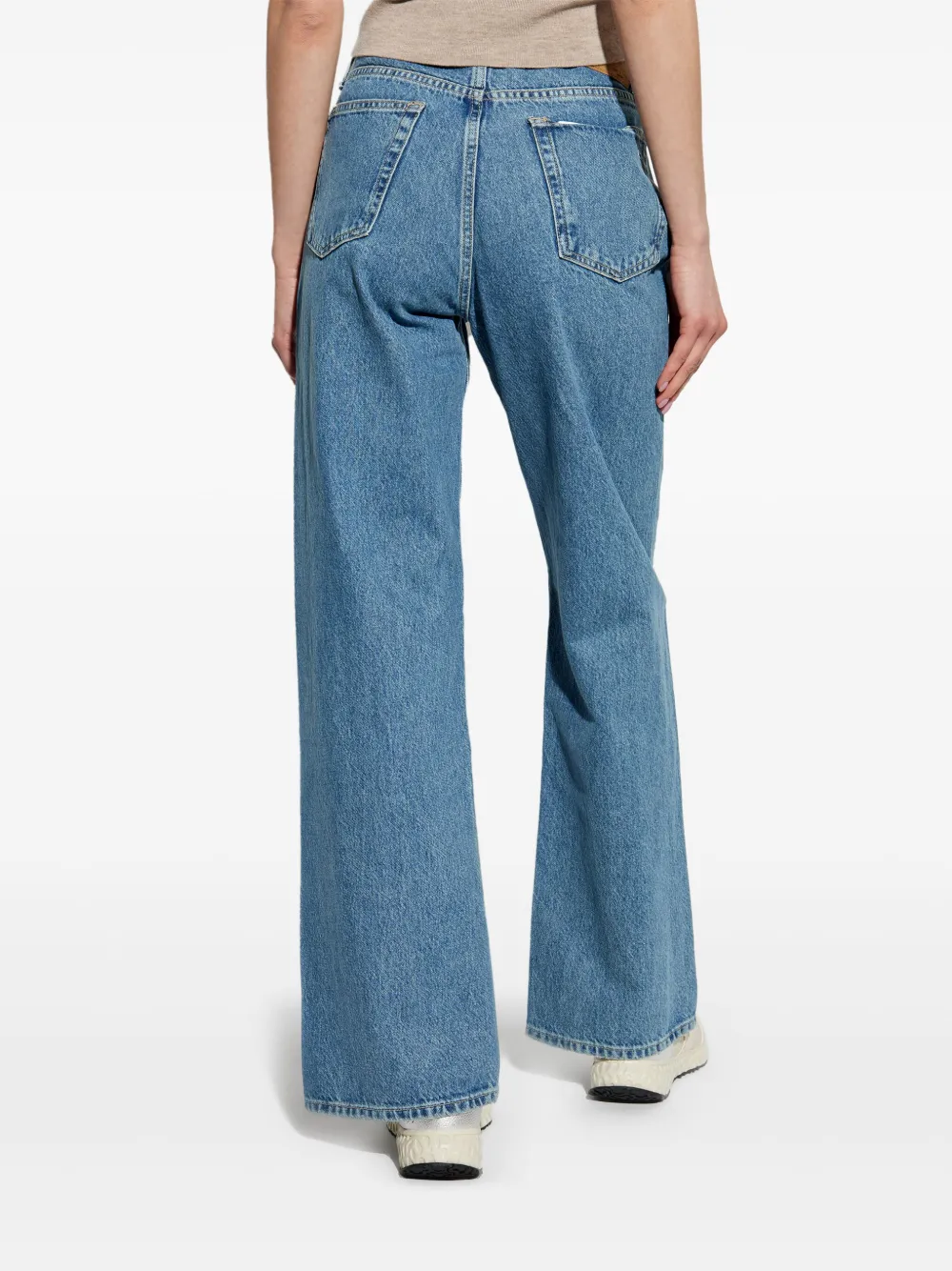 rag & bone The Shea straight jeans Blauw