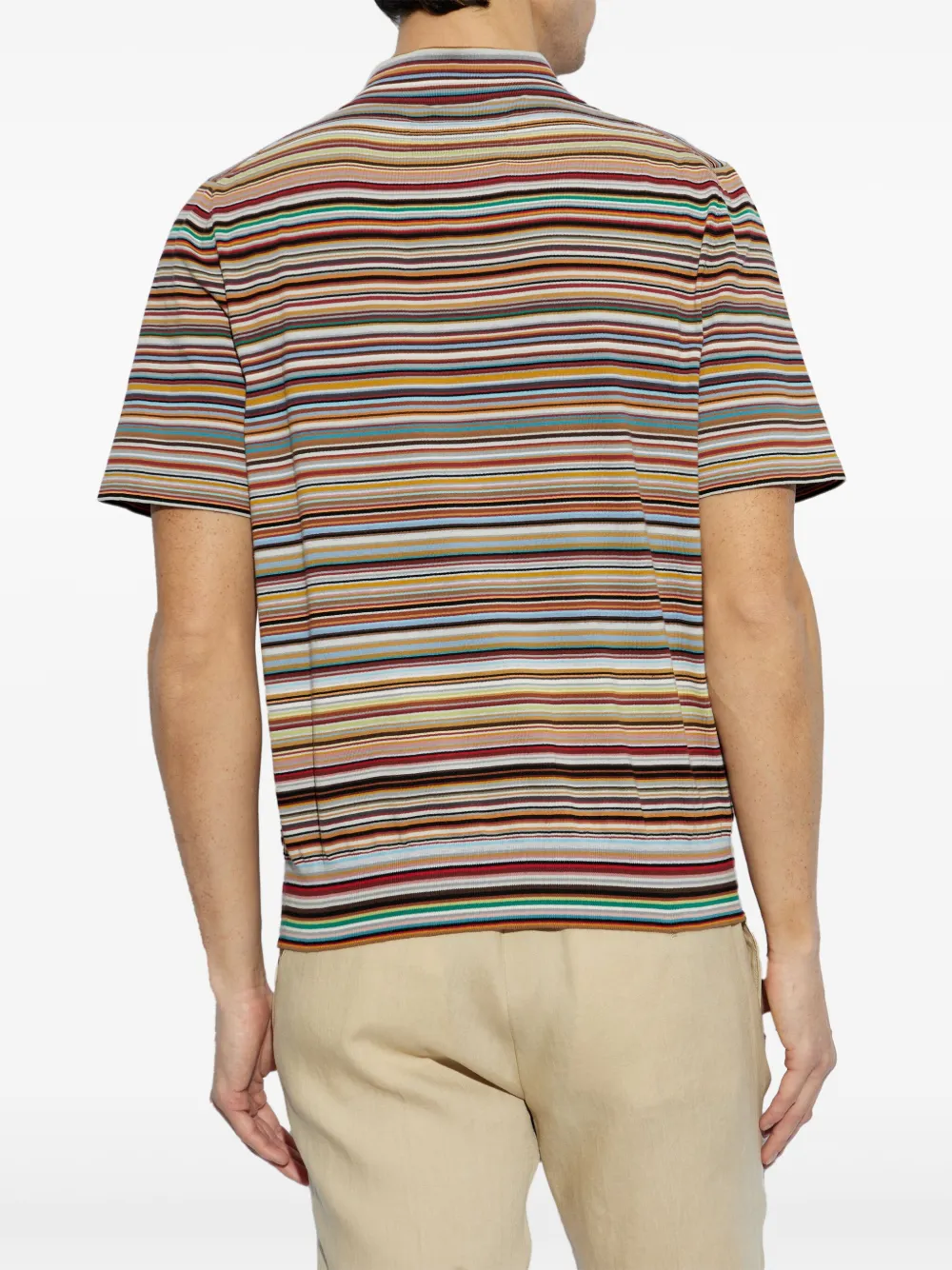 Paul Smith Gestreept poloshirt Bruin