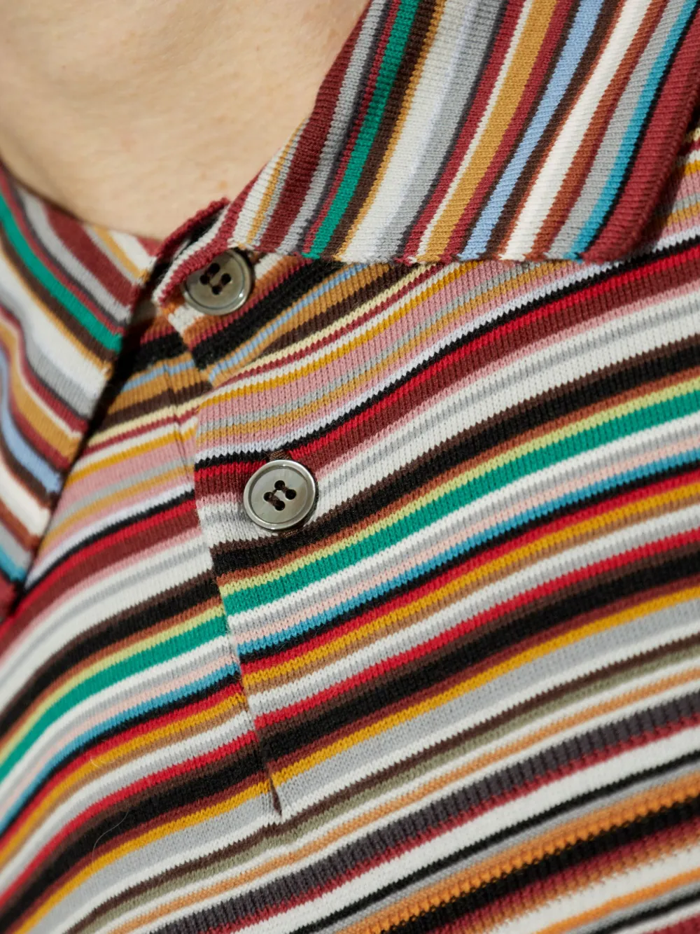 Paul Smith Gestreept poloshirt Bruin