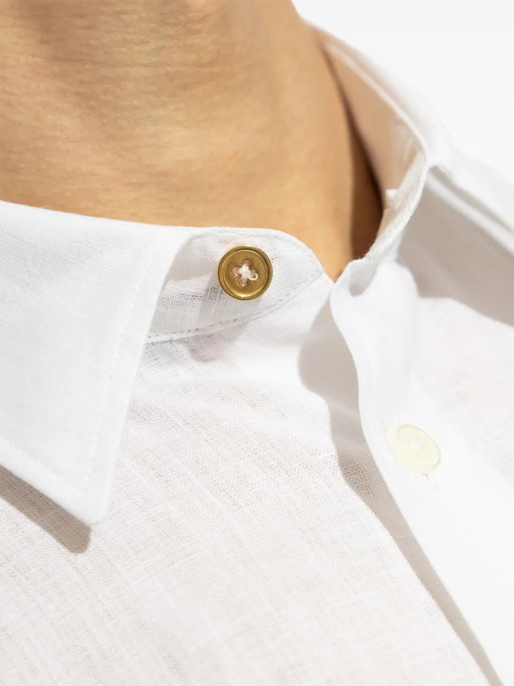 Paul Smith Linnen overhemd Wit