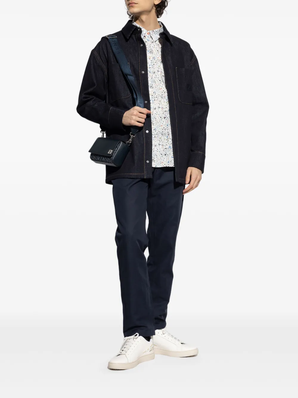 PS Paul Smith tapered trousers - Blauw