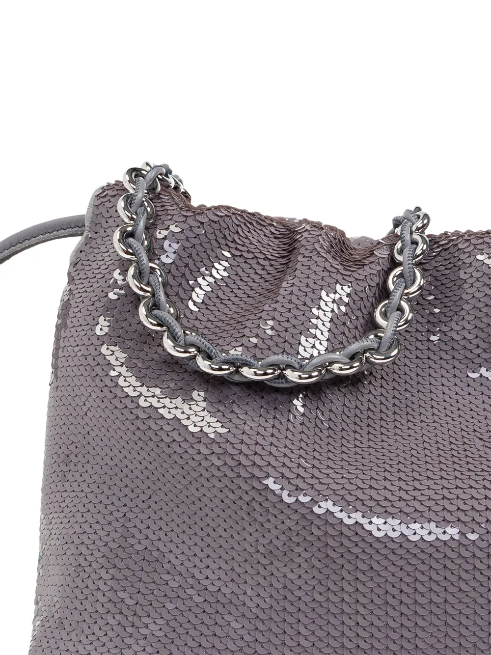 Sequin-Embellished Shoulder Bag