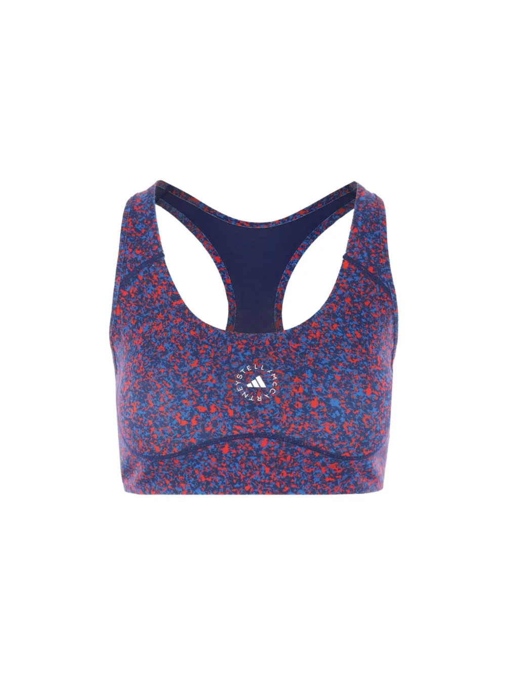 Adidas By Stella Mccartney Logo-print Top In Purple