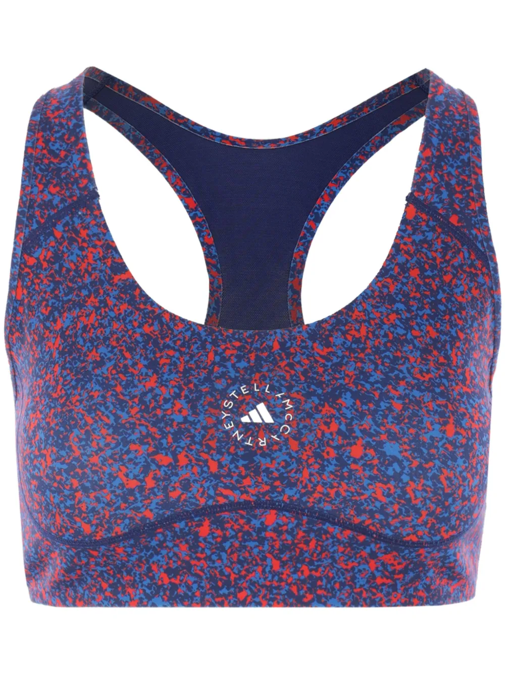 adidas by Stella McCartney logo-print top | Blue | Image 1