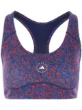 adidas by Stella McCartney logo-print top - Blue