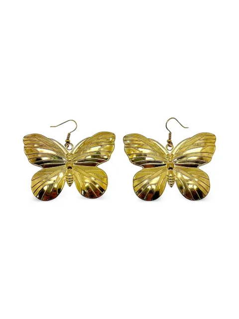 Jennifer Gibson Jewellery Pre-Owned 버터플라이 드롭 이어링