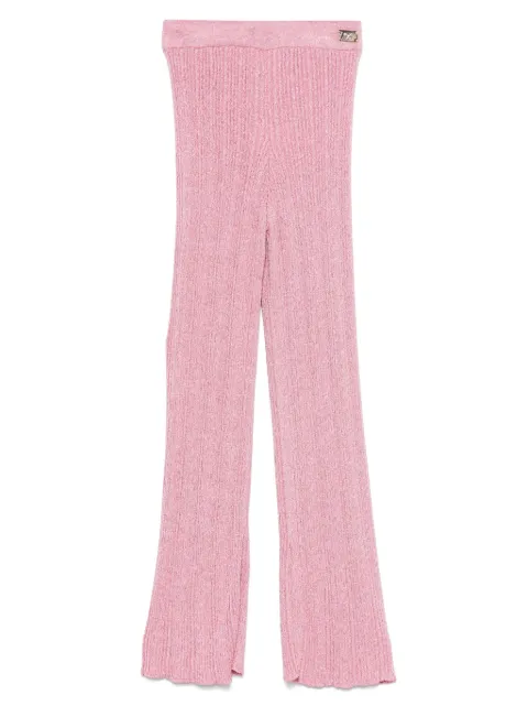 Miss Blumarine pantalones tejidos de cachemira